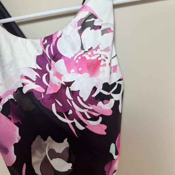 Athleta Sports Bra Floral Print Sz S - Picture 2 of 6